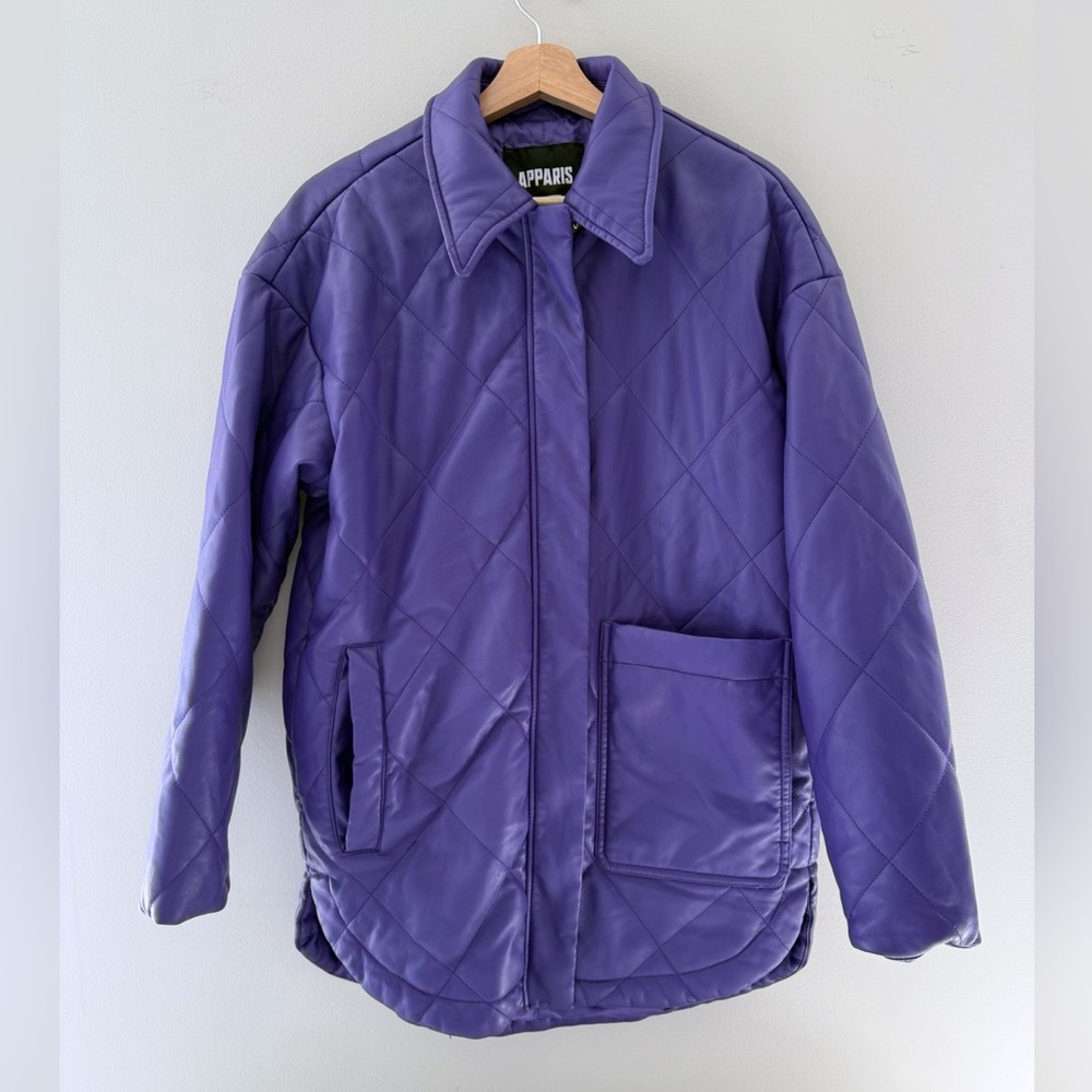 APPARIS Stevie Jacket In Electric Purple SIZE XS - Picture 4 of 11